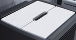 Hintere Keramikabdeckplatte White (Deckel Pelletbehälter)