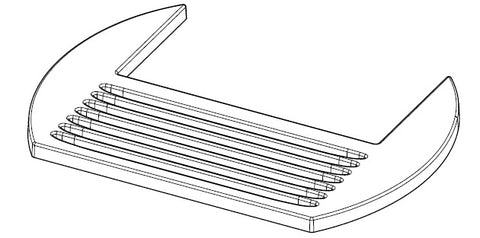 Abdeckplatte aus Gusseisen