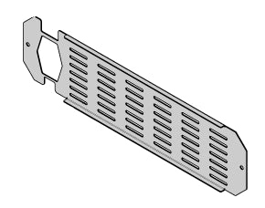 Mittlere Rückwand aus Stahl