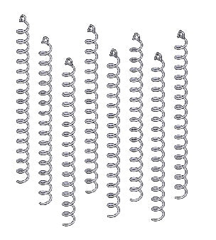 Turbulators – 8pcs. in set for 1 boiler