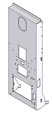 Hintere schwarze Rückwand