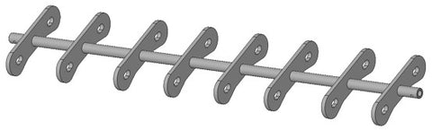 Inox Reinigungsspiralenwelle