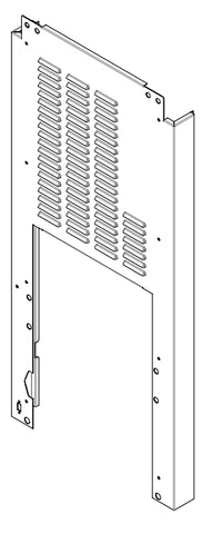 Schwarze Rückwand