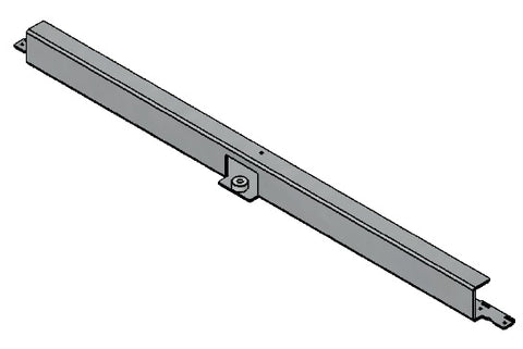 Schwarze horizontale Schiene