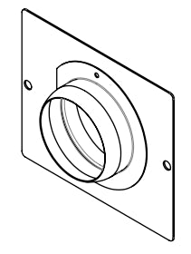 Flansch hinten