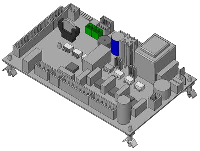 Hauptplatine mit eingegebenem Software MICRONOVA