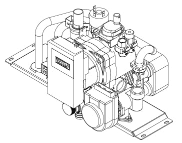 Hydraulikeinheit - mit Brauchwarmwasser Herstellung - mit Hochleistungs-Zirkulator