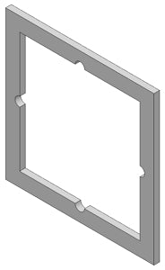 Dichtung 158x158x3 mm