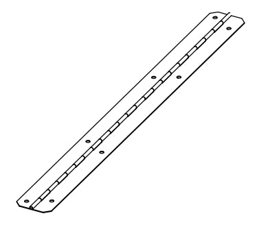 Abdeckplatte- Klappscharnier