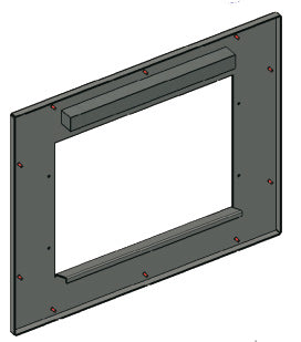 Interne Abdichtung Feuerraumtür