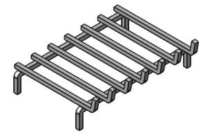 Holzscheithalterung