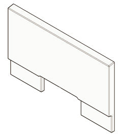 Rückwand aus Alutec