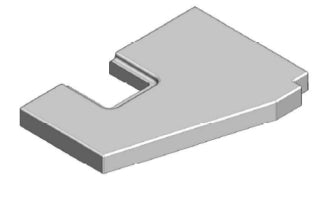 Li. Brennebene aus Schamotte