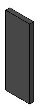 Mittlere Platte aus schwarzem Marmor