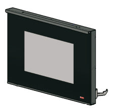 Komplette Tür Ausführung Schwarz lackiert