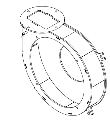 Volute für Gebläse ohne Encoder