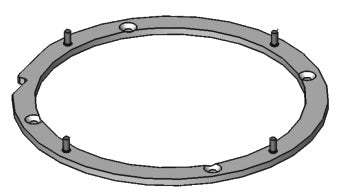 Adaptersatz Rauchgebläse mit Encoder auf der Volute für Gebläse ohne Encoder