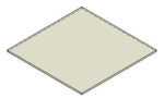 Glaskeramikscheibe 216x216x4 mm