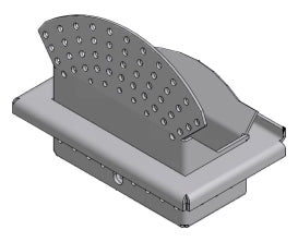 Komplette Brennschale mit Gitter