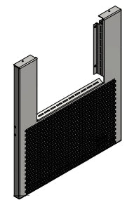 Schwarzes Topplatte 500°